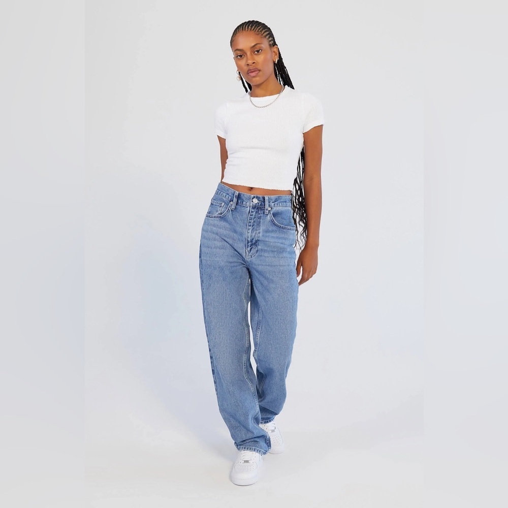 BDG High-Waisted Baggy Jean Light Wash Denim sz 27 Urban Outfitters 90s Y2K